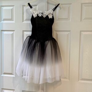 Black and White Dance Costume